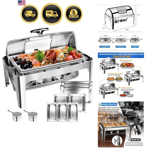 Roll top chafing dish - 13,